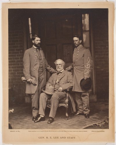 General Robert E Lee and Staff, 1865 by Mathew B. Brady